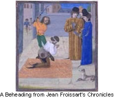 A Beheading from Jean Froissart's Chronicles